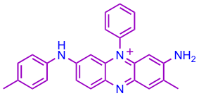 Chemical drawing of mauveine